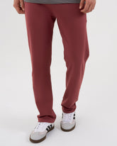 Men's Lightweight Terry Trackpants - Rose Wood